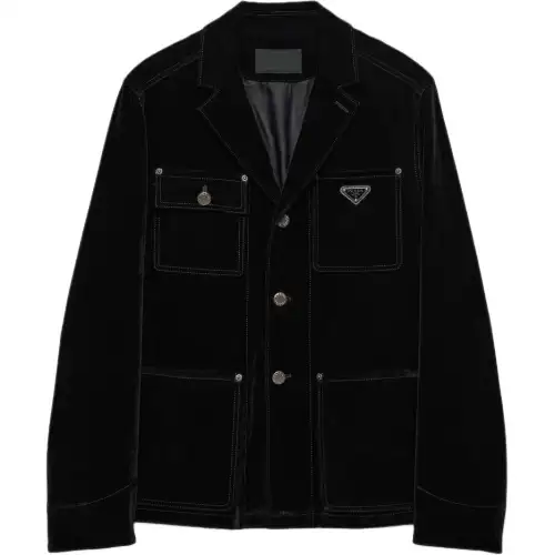 PRADA SS25 Jackets & Coats Men's Black
