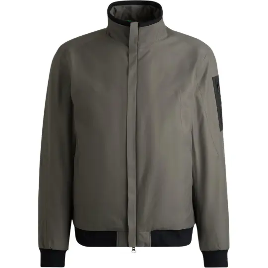 HUGO BOSS FW24 Jackets & Coats Men's Gray Green