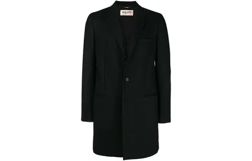 SAINT LAURENT Business Suit Coat Men's Black