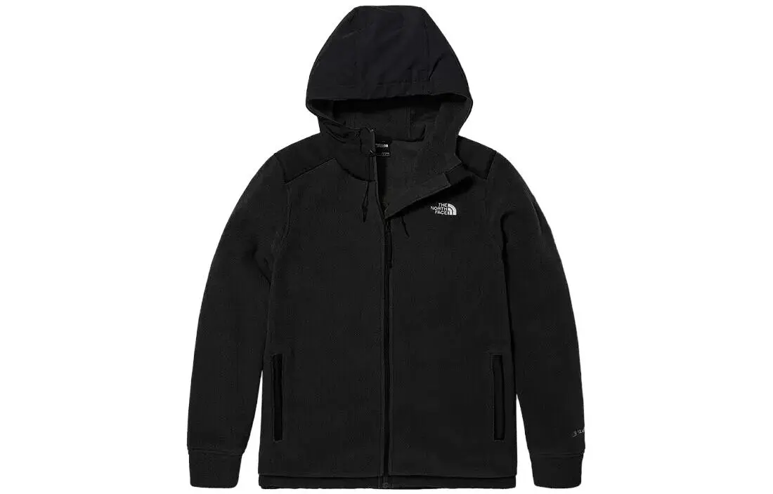 THE NORTH FACE Velvet Jackets Men's Black Hooded Moderate Straight Fit