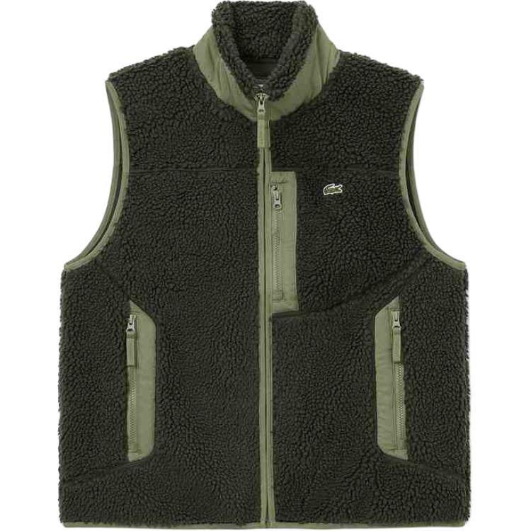 Мужской жилет LACOSTE (темно-зеленый)