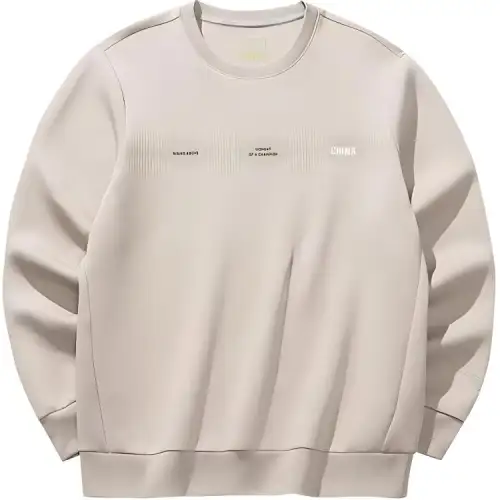 Anta Sweatshirt Men's Cyan Bird Gray