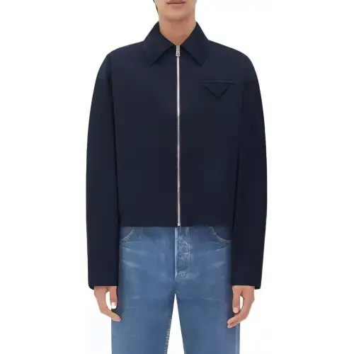 Bottega Veneta FW23 Jackets & Coats Men's Marine Blue