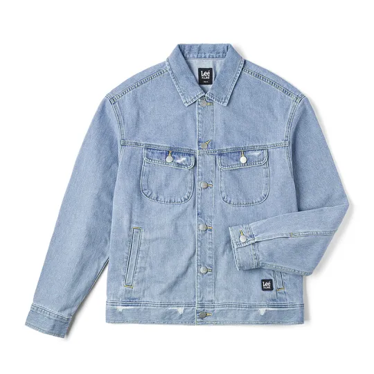 Lee FW24 Denim Jacket Men's Light Blue
