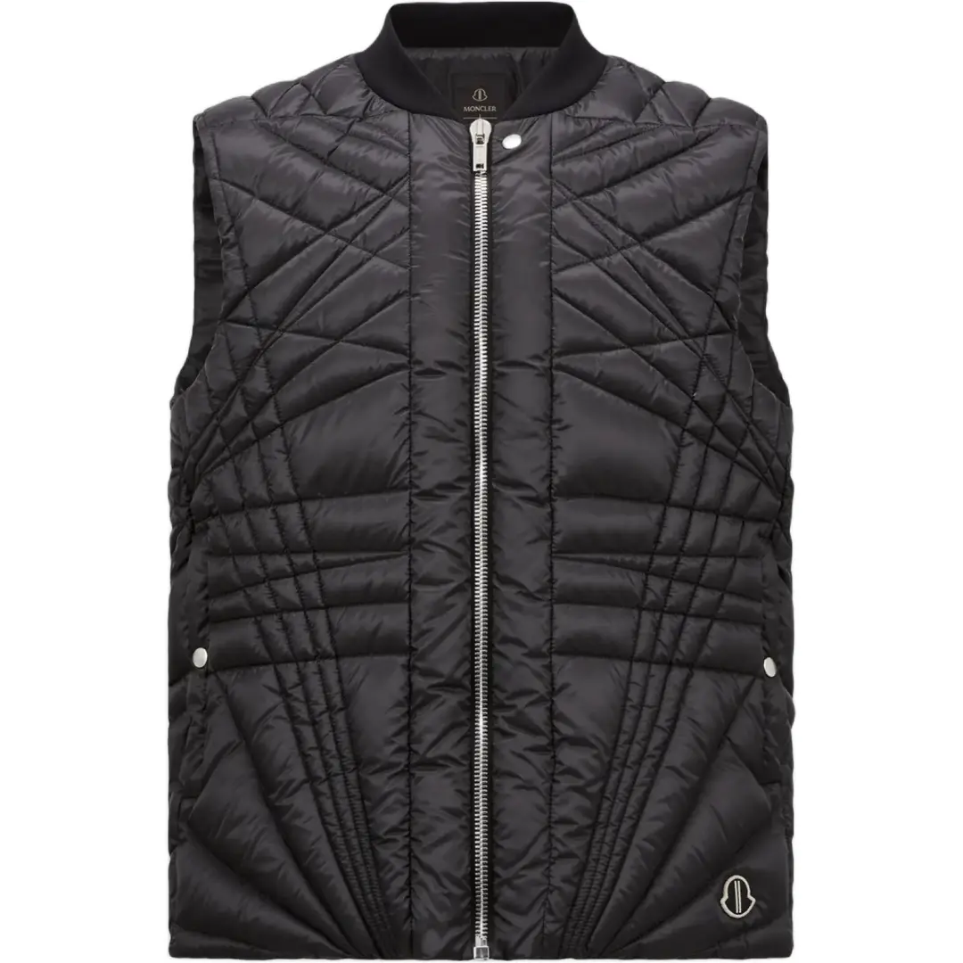 Rick Owens X Moncler Woven Megapenta Flight Vest