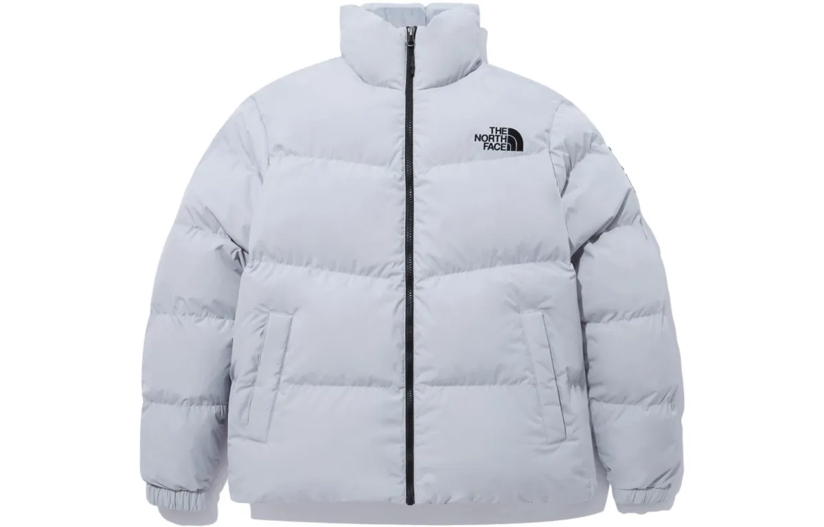 THE NORTH FACE Puffer Jacket Unisex Light Gray