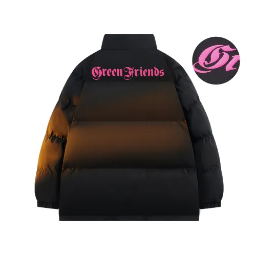 GF Puffer Jackets Unisex Stand Collar Thickened Padded Puffer Jacket