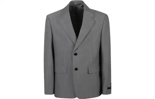 Prada single-breasted wool-mohair blazer