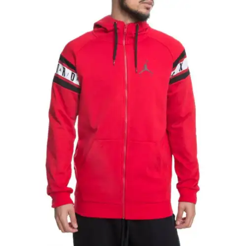 Jordan Apparel Jackets Men's Red Hooded Moderate Other