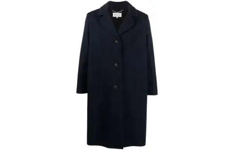 Maison Margiela Coat Men's Marine Blue