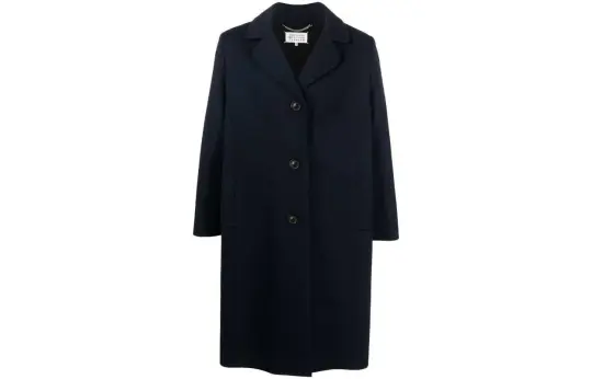 Maison Margiela Coat Men's Marine Blue