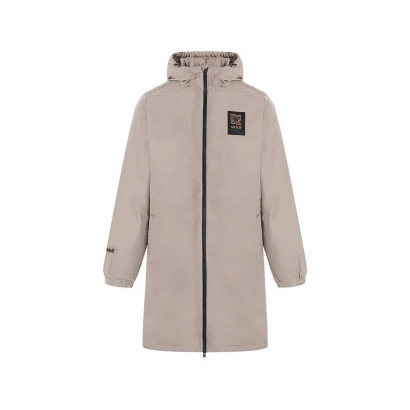 Vans Down Jackets Men's Beige Hooded Moderate Straight Fit