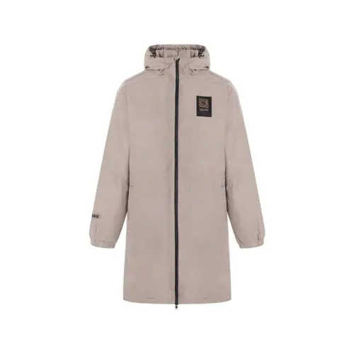 Vans Down Jackets Men's Beige Hooded Moderate Other