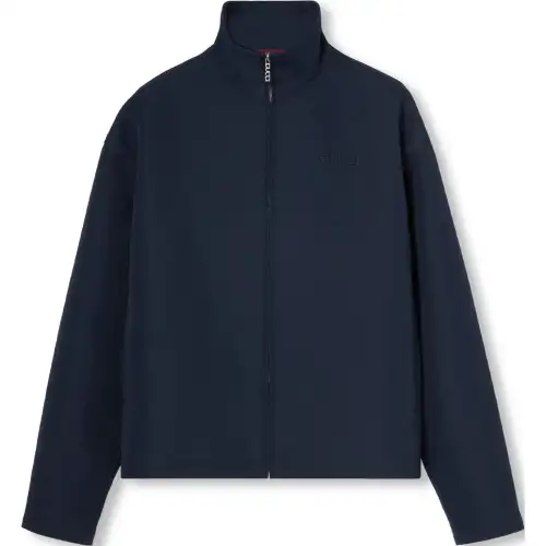 GUCCI Logo Embroidered Zip Jacket