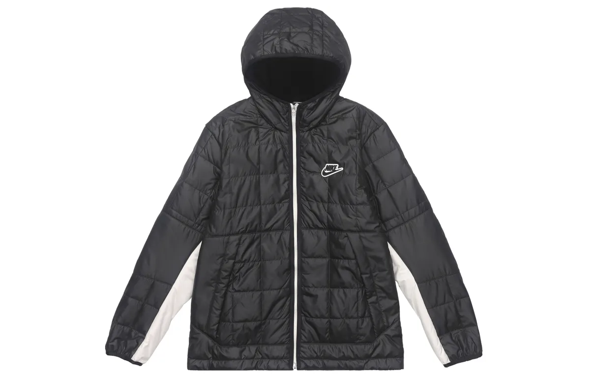 Nike Down Jackets Men's Black Hooded Thickened Other