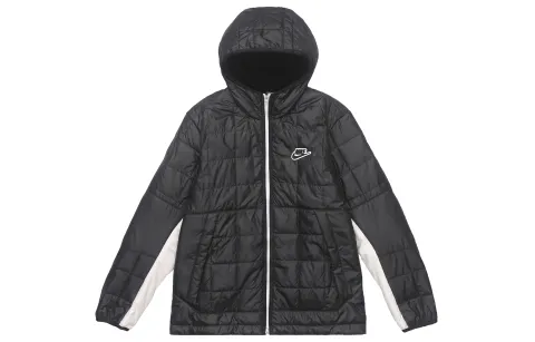 Nike Down Jackets Men's Black Hooded Thickened Other