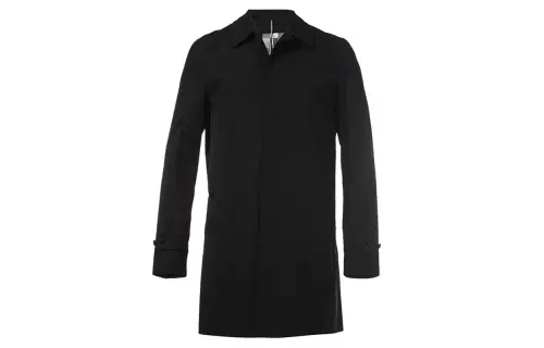 Burberry Coats Men's Black Lapel Moderate