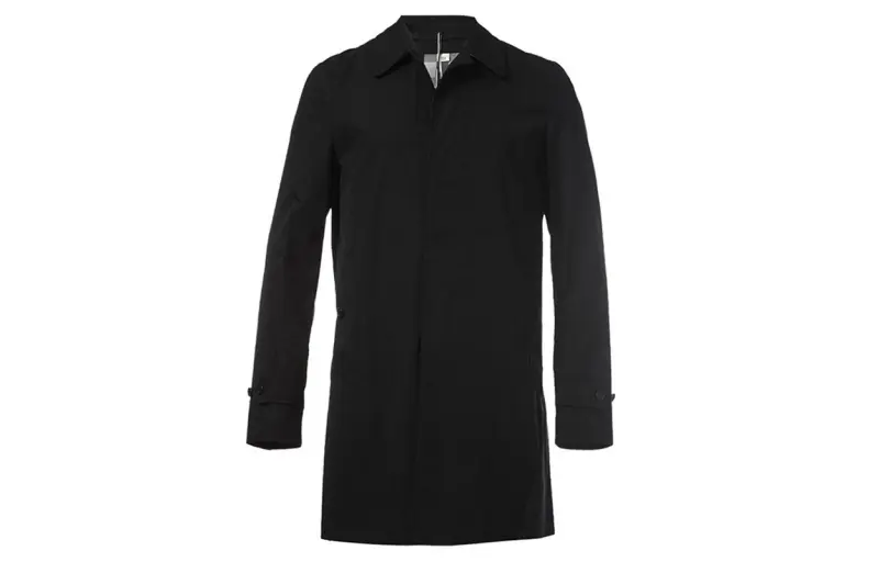 Burberry Coats Men's Black Lapel Moderate