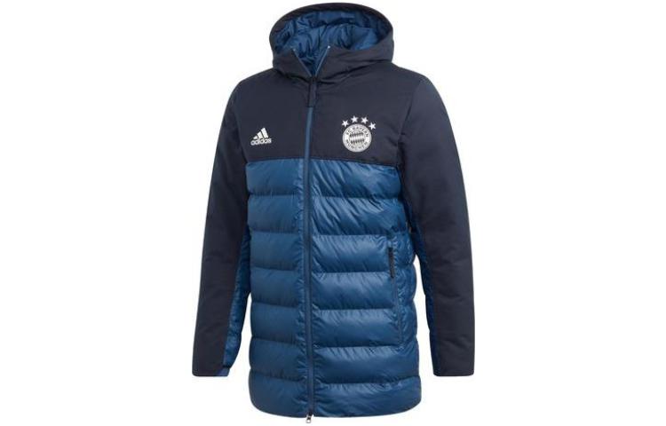Adidas Bayern Munich Black Puffer Jacket Bayern Munich Black Men's Blue