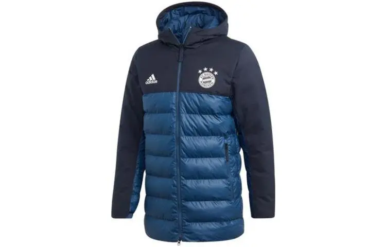 Adidas Bayern Munich Black Puffer Jacket Bayern Munich Black Men's Blue
