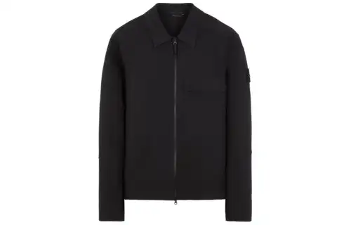 STONE ISLAND Jackets & Coats Unisex Black