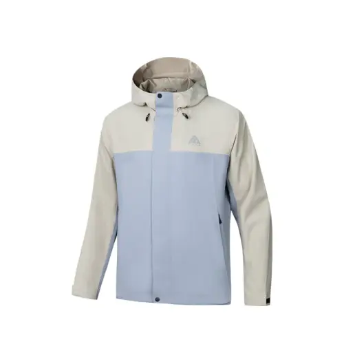 Anta Waterproof, Windproof, And Abrasion Resistant Windbreaker Jacket Men's Mist Gray