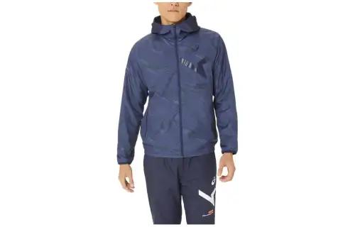 ASICS Wtk Ksale Jackets Men's Blue Hooded Moderate Other