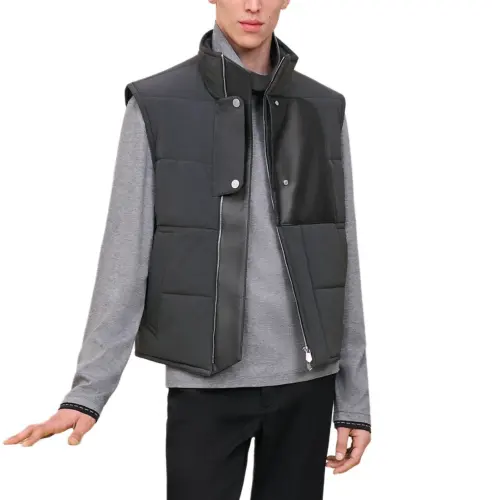 HERMES Vests Men's Black Moderate
