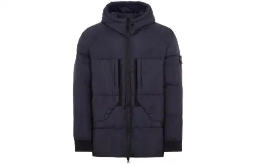 STONE ISLAND Zip Up Puffer Jacket
