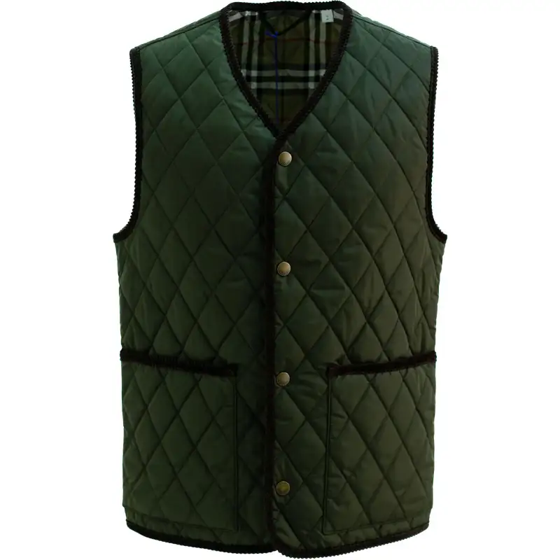 Burberry Quilted V-Neck Sleeveless Gilet