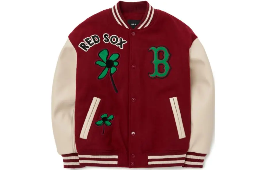 MLB Baseball Jackets Unisex Red Baseball Collar Moderate