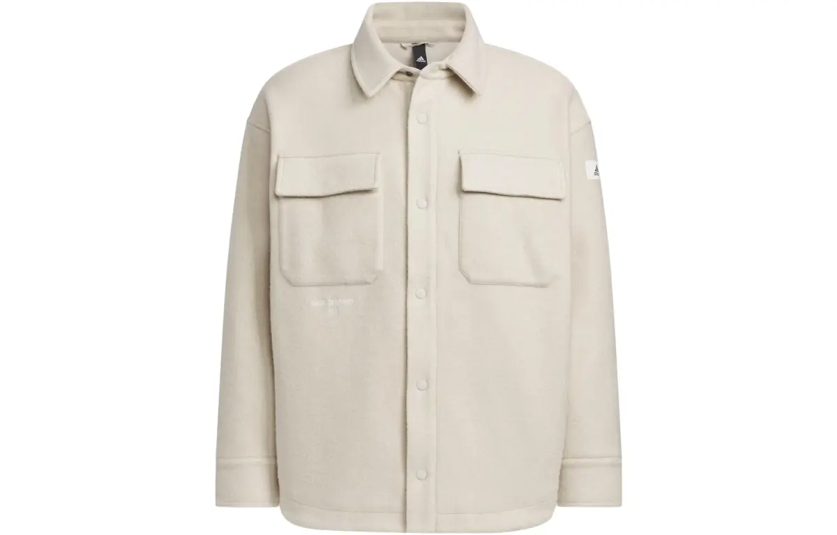 Adidas Lounge Jackets Men's Clear Brown Lapel Moderate Other