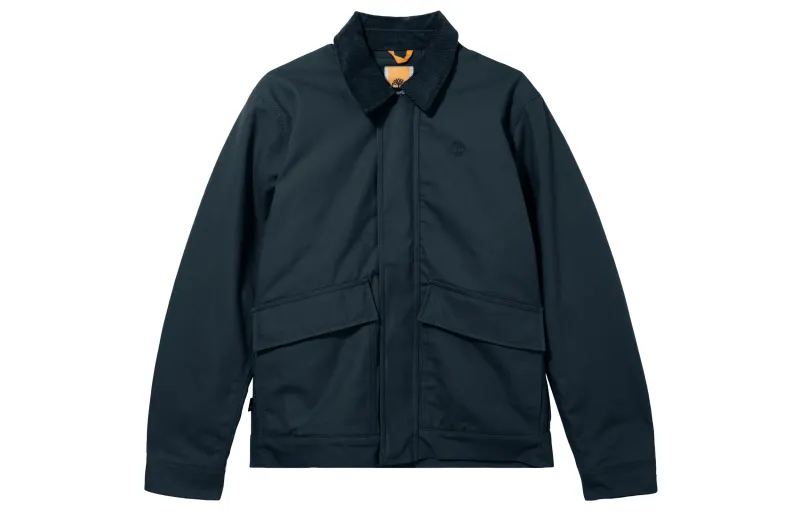 Timberland Puffer Jackets Men's Dark Sapphire Lapel Moderate Puffer Jacket