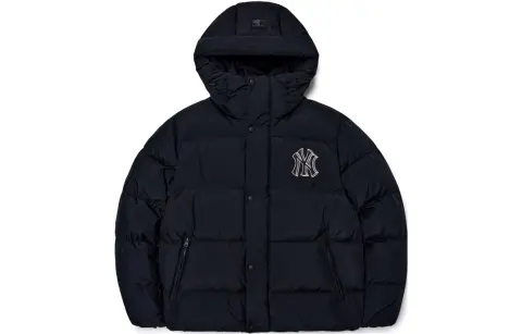MLB Down Jacket Short Unisex Black