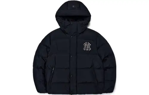 MLB Down Jacket Short Unisex Black