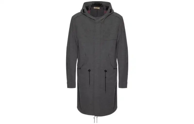Burberry Coats Men's Dark Gray Moderate