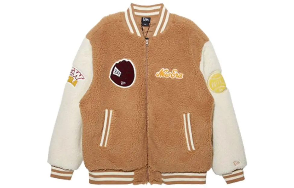New Era Velvet feel Coat Unisex Brown