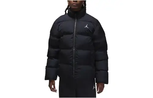 Jordan Jackets Men's Black Stand Collar Moderate Other