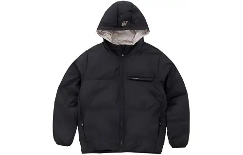 New Balance Down Jackets Men's Black Hooded Moderate Other