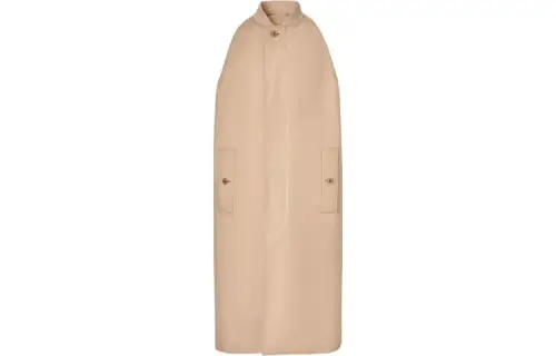 Burberry Coats Men's Soft Yellow Brown Baseball Collar Moderate