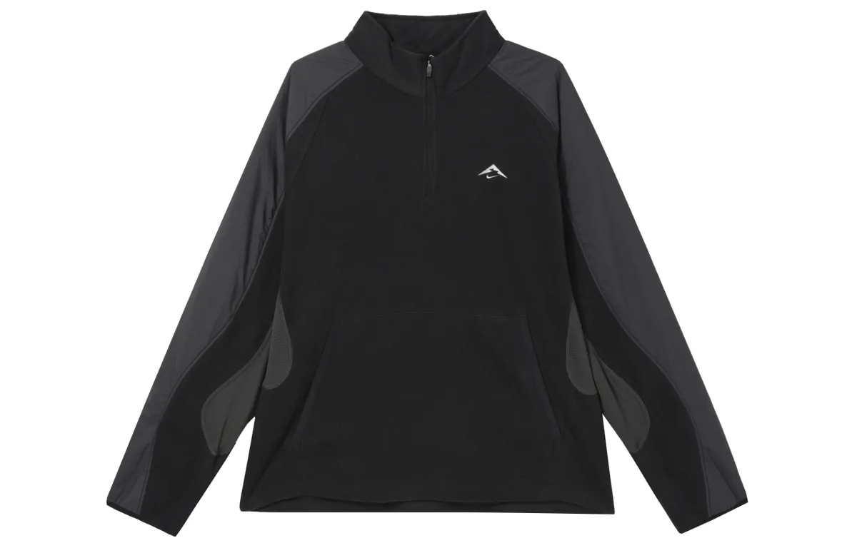Nike Jackets Men's Black Stand Collar Moderate Other