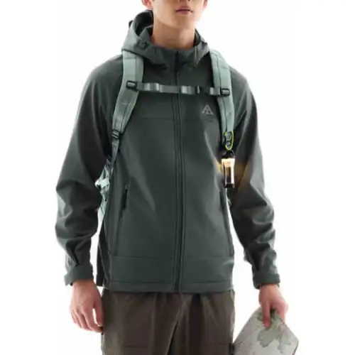 Anta Outdoor Collection Outdoor Sports Collection, Zippered Hooded Raglan Fleece Lined LOGO Jackets & Coats Men's
