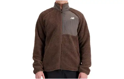 New Balance Q Speed Jackets Men's Brown Stand Collar Moderate Other