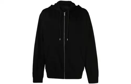 PRADA Zip Up Drawstring Hoodie