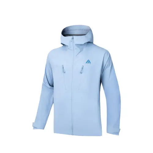 Anta Windbreaker Jacket Men's Gray Blue