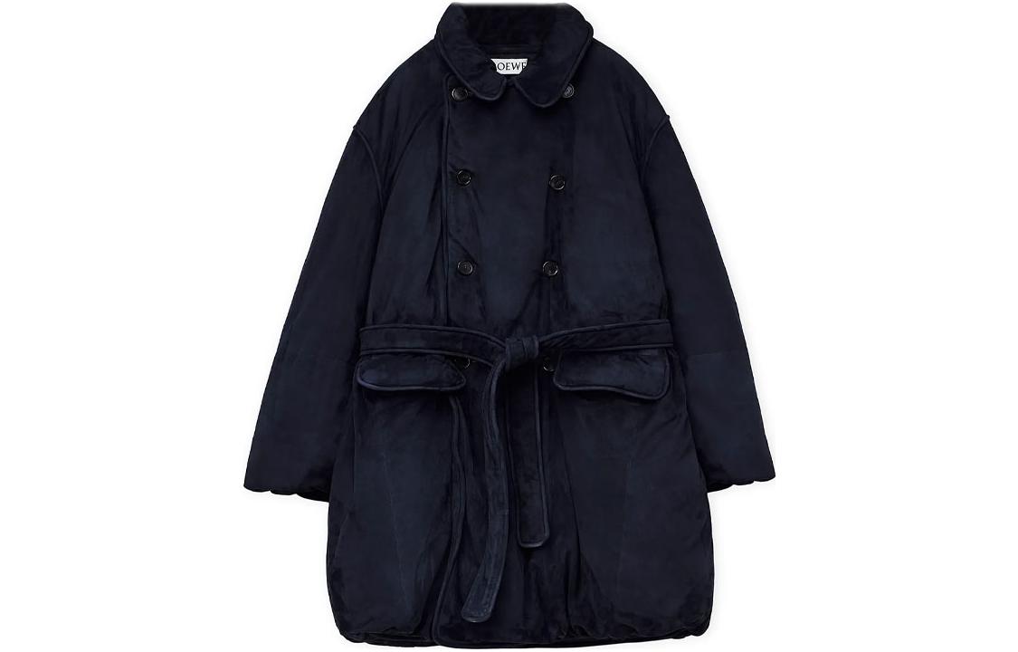 LOEWE Puffer Jackets Men's Marine Blue Moderate