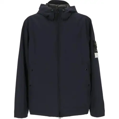 STONE ISLAND Zip Up Hooded Jacket