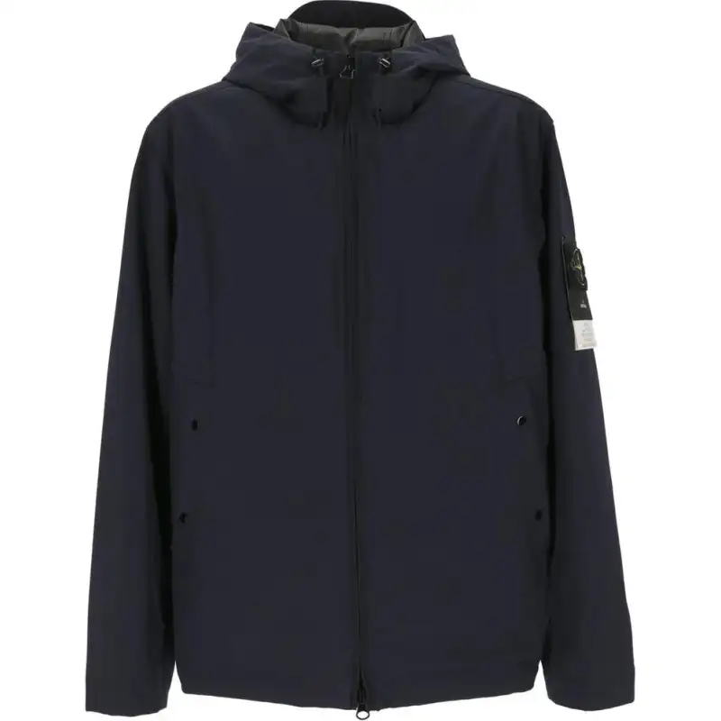 STONE ISLAND Zip Up Hooded Jacket