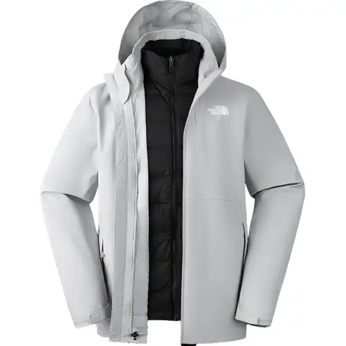THE NORTH FACE Urban Exploration Waterproof And Windproof To Keep Warm Windbreaker Jacket Men's Starlight Gray