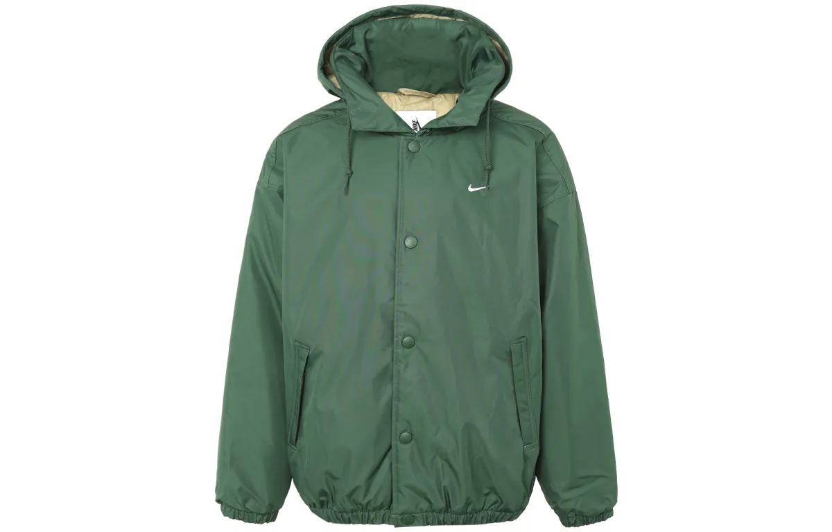 Nike Jackets Men's Fir Green Stand Collar Moderate Other